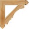 Ekena Millwork Balboa Arts & Crafts Rough Sawn Bracket, Western Red Cedar, 4"W x 24"D x 24"H BKT04X24X24BOA03RWR - alternate 4